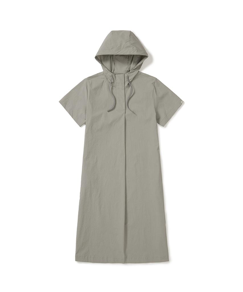 Охлаждающее платье с капюшоном Snow Peak Apparel Cooling Root (S25Mwrop65) Туманно-серый