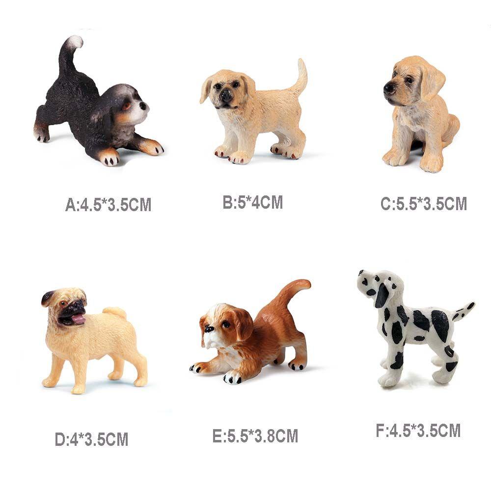 Mini Craft Simulation Dog Farm Accessories Hound Miniature Ornaments Figurines Animal Model