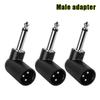 XLR to 6.35mm Audio Adapter Right Angle for Superior Sound Quality Professional Use