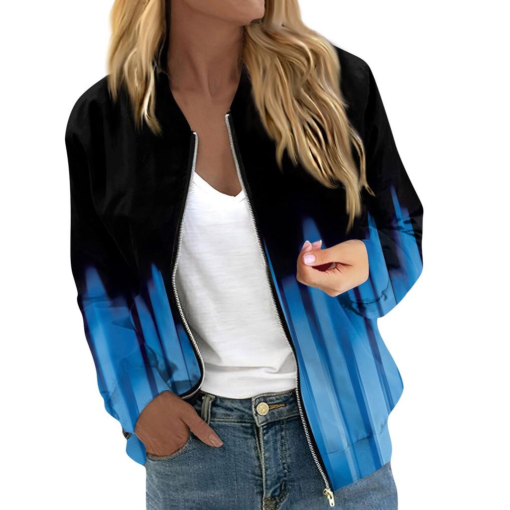 Женская куртка с длинным рукавом, легкая, на молнии, укороченная, с цветочным принтом, верхняя одежда, повседневная, стеганая куртка с карманами