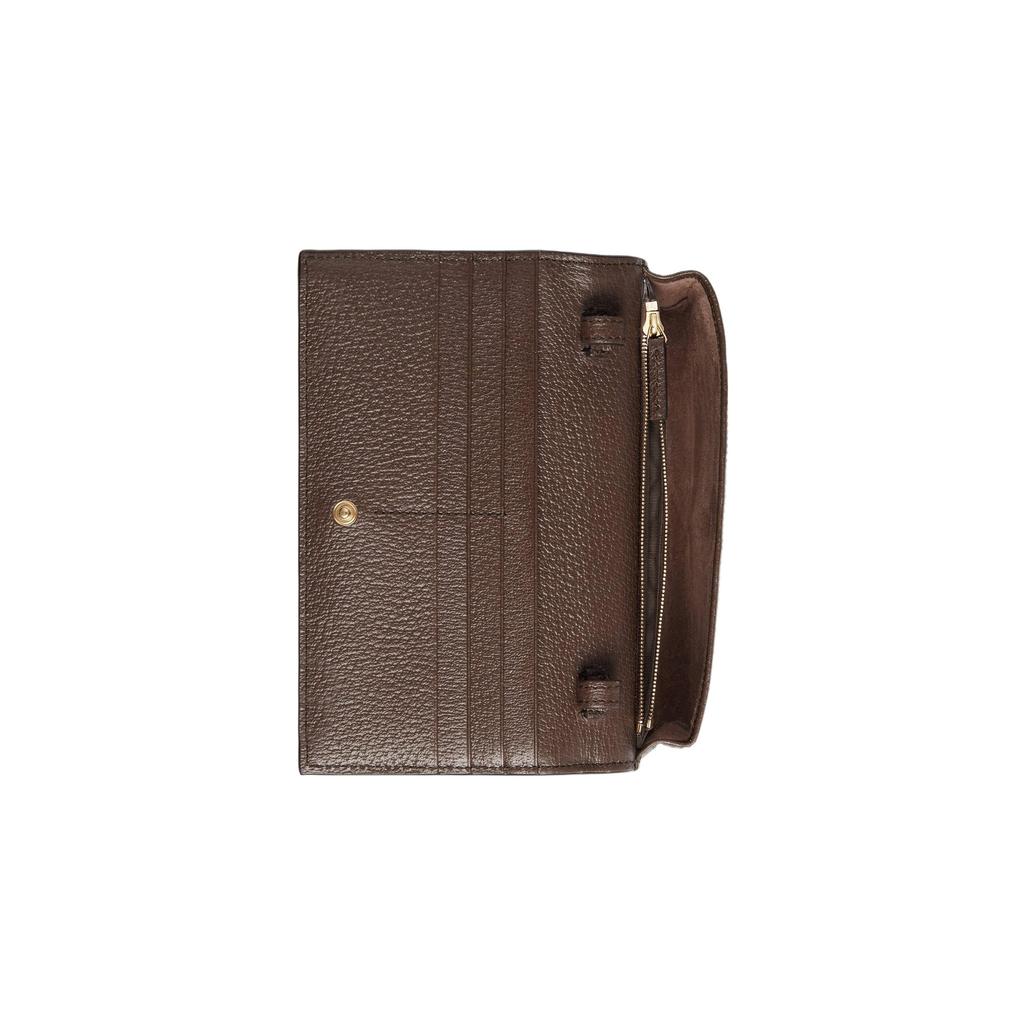 Gucci Ophidia GG Supreme Chain Wallet Brown Leather 723619-96IWG-8745