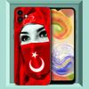 Turkey Turkish Flag Black Phone Case For Samsung Galaxy A01 A03 Core A04 E A02 A05 A10 A20 A21 A30 A50 S A6 A8 Plus A7 2018