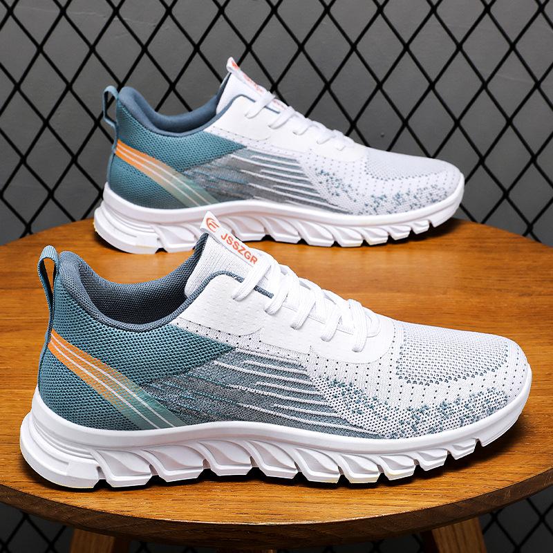 Men's Sneakers Spring New Fashion Lace-up Running Shoes Lightweight Breathable Casual Shoes for Men
