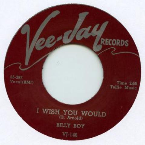 7-дюймовая пластинка BILLY BOY - I Wish You Would / I Was Fooled VJ146 Vee Jay UK 1955 UK Блюз