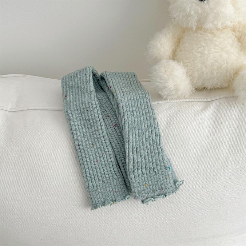 Женские милые милые Y2k теплые зимние и осенние цветные гетры в горошек, чехлы для лодыжек