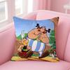 Cartoon AAsterix And OObelix Cushion Cover Linen Pillowcase Cover Soft Decor for Sofa Home Room