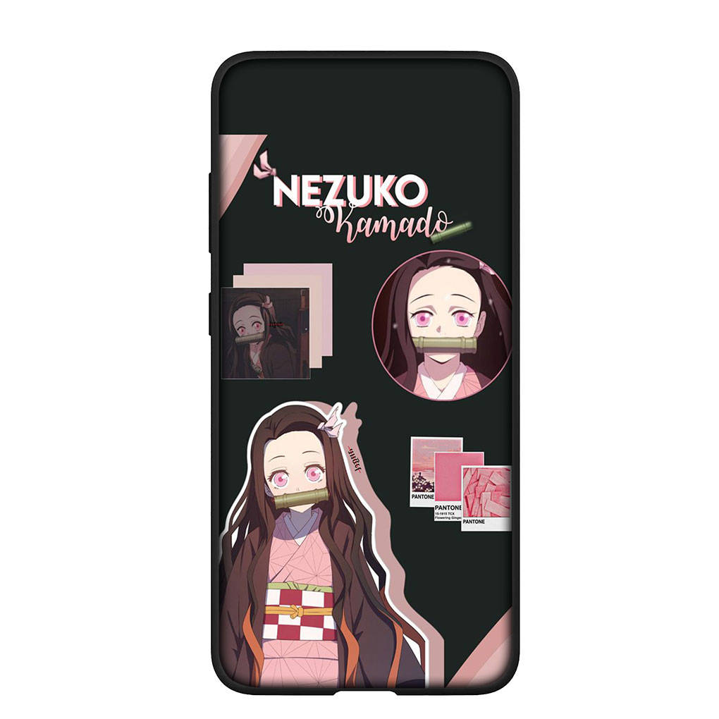 Чехол для телефона Samsung Galaxy S25 S24 S23 iPhone 16 15 Xiaomi Redmi Note 14 13 12 16E 11 Pro Max OPPO Moto Huawei Kokushibo Kamado Nezuko Demon Slayer