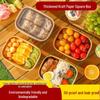 Одноразовый крафтовый ланч-бокс для микроволновки, герметичный