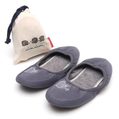 ЛИЗА ЛАРСОН Ежик Портативные тапочки Скандинавские домашние тапочки Лиза Ларсон с ежиком [Милый женский дизайн] (синий)