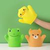 Japanese Cartoon Sponge Bath Towel Gloves Painless Mud Removal Exfoliation Bath Gloves