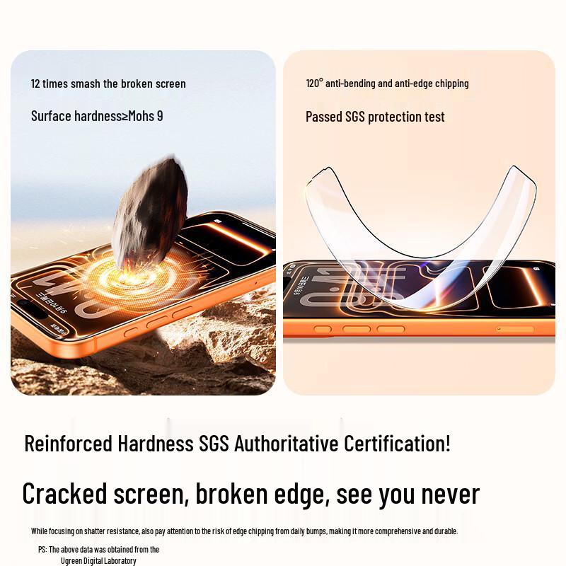 Ugreen Защитное стекло для экрана iPhone 12/12 Pro