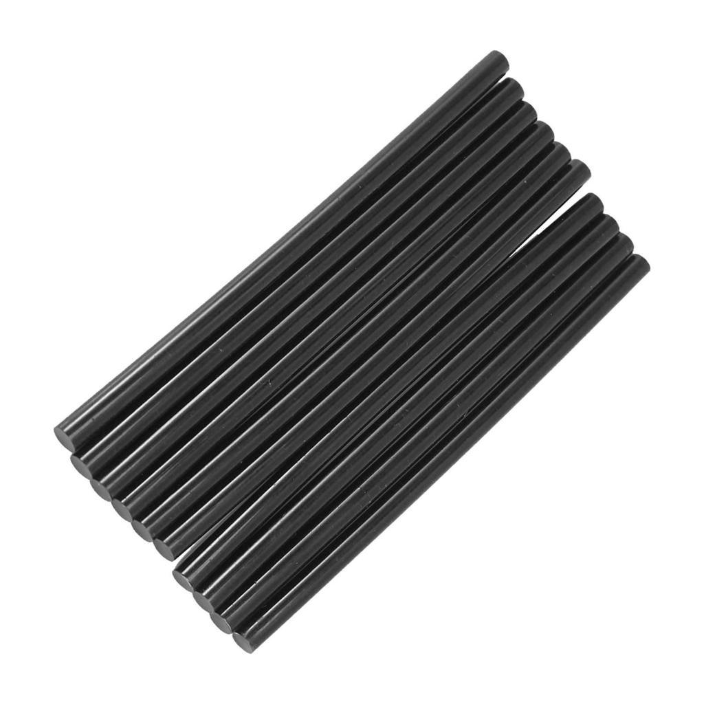 10pcs Set 7 * 150mm Colorful Hot Melt Glue Adhesive Sticks for 20W Small Power Gun Black