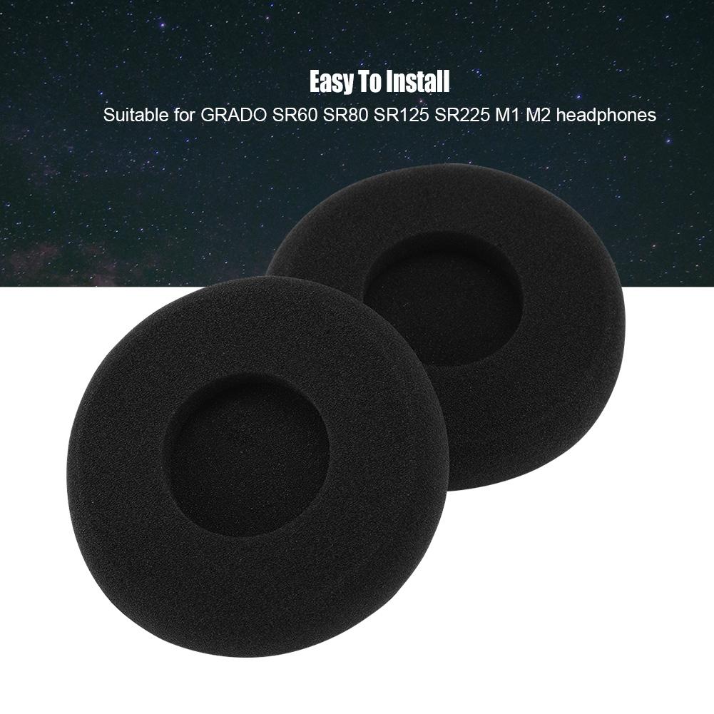Memory Foam Protein Leather Earmuffs for GRADO SR60 SR80 SR125 SR225 M1 M2 Headphones