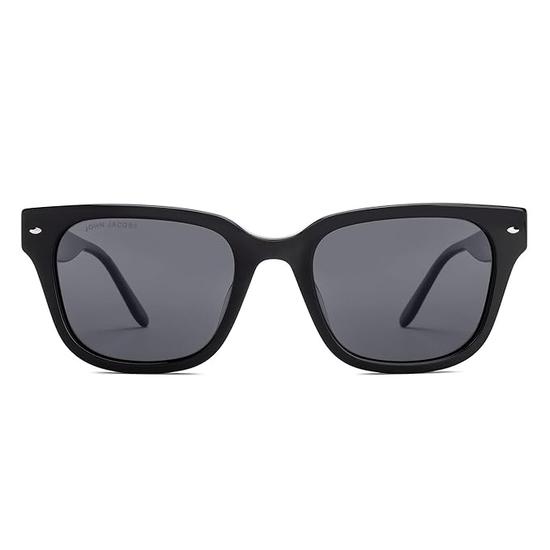 John Jacobs | Стильные и премиальные солнцезащитные очки с квадратной оправой и защитой от ультрафиолета | Линейки из ацетата | Мужчины и женщины | Средний | JJ S17345