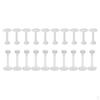 20 Pieces /Lot Acrylic Nose Pin Stud Women 16G