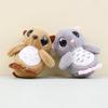Adorable Plush Owl Keychain Cute Cartoon Bag Pendant Soft Toy Stuffed Animal