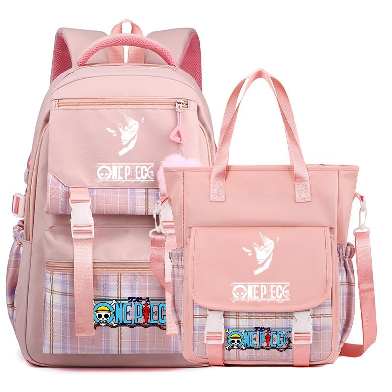 2 шт./компл. аниме цельный рюкзак высокого качества наклонная сумка через плечо повседневная сумка для подростка девочка мальчик обратно в школу мультяшная сумка рюкзак Mochila