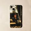 S-Лицо со шрамом Мир твой Для iPhone 17,16,15,14,13,12,11 Pro,Max,Plus,X,XS,XR,SE4,E Mini Прозрачный Мягкий Противоскользящий Захват