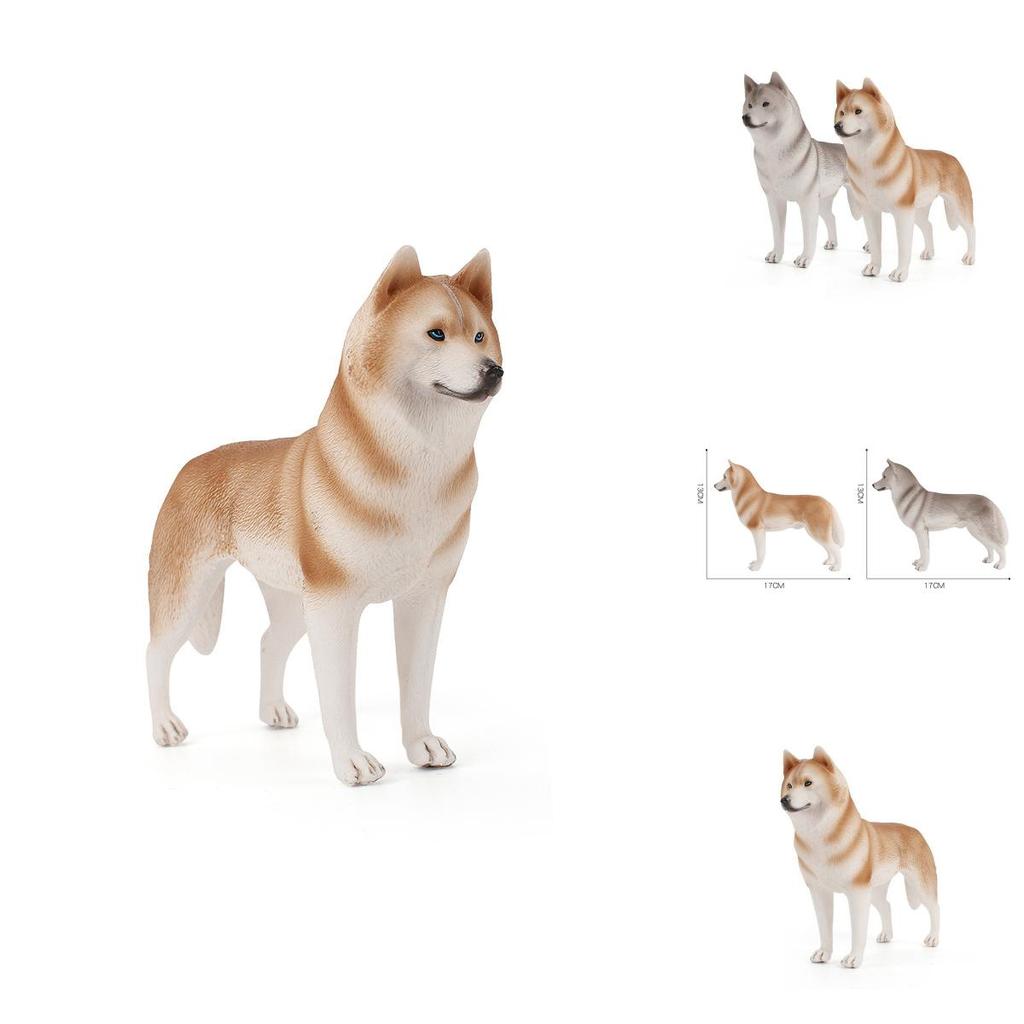 Pvc Husky Figurine Collectible For Home Office Decor And Animal Fans