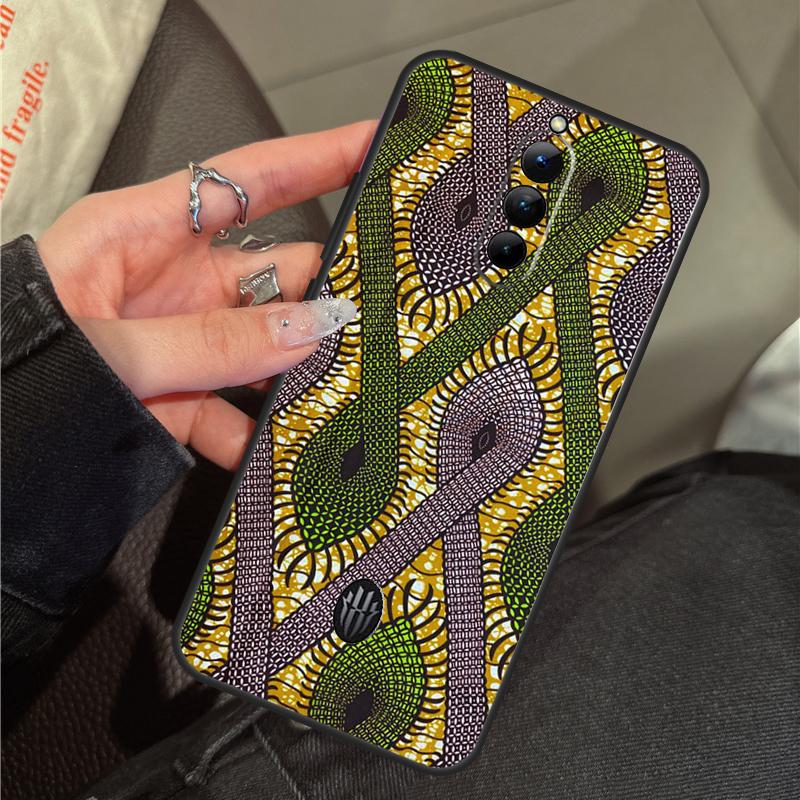 African Style Fabric Print Case For ZTE Nubia RedMagic 11 10 Pro Plus 9 8 9S 8S 10S Pro 5G 5S 6S 7S 6 7 Pro 11 Air Cover