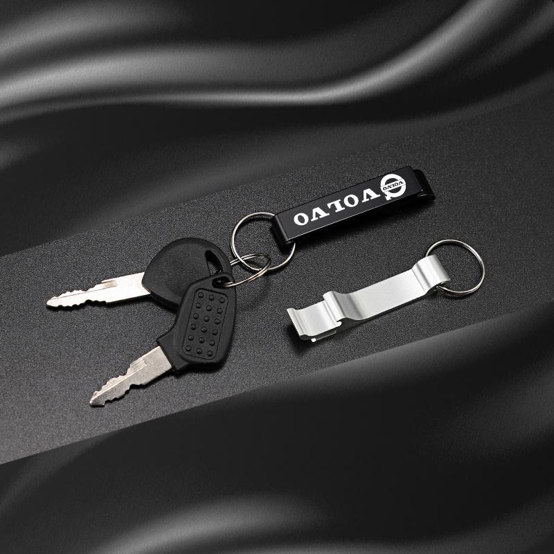 1Pcs Portable Beer Bottle Opener Key Chain Accessories For Volvo XC90 V90 V60 XC60 V40 S80 S60 S90 C40 XC40 V70 XC70 C30 C70