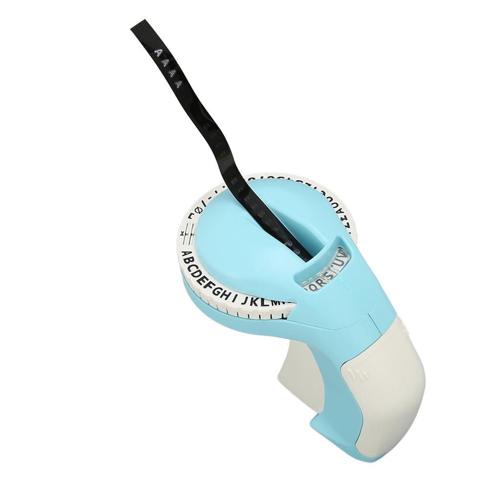 Машина для тиснения этикеток 600 точек на дюйм Ручной принтер этикеток 3D Портативный тисненый этикетировщик Writer Blue