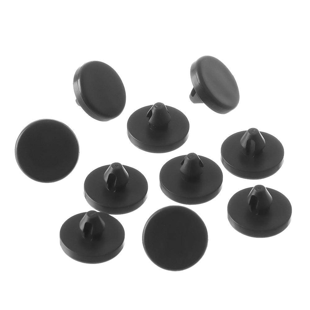10Pcs Black Parts Lamp Brake Light Switch Stopper Cushion Clutch Brake Pedal Pad