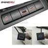 For VW Golf 6 Jetta 5 MK5 Scirocco 2006 - 2012 Car USB Charger PD Quick Charge QC3.0 Auto Phone Charging Adapter Button