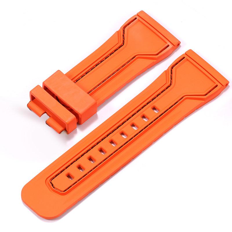 28mm silicone watch strap men for original SEVENFRIDAY T2/08 M2 P3C PS3/01 02 03 S3/01 Rubber watchband