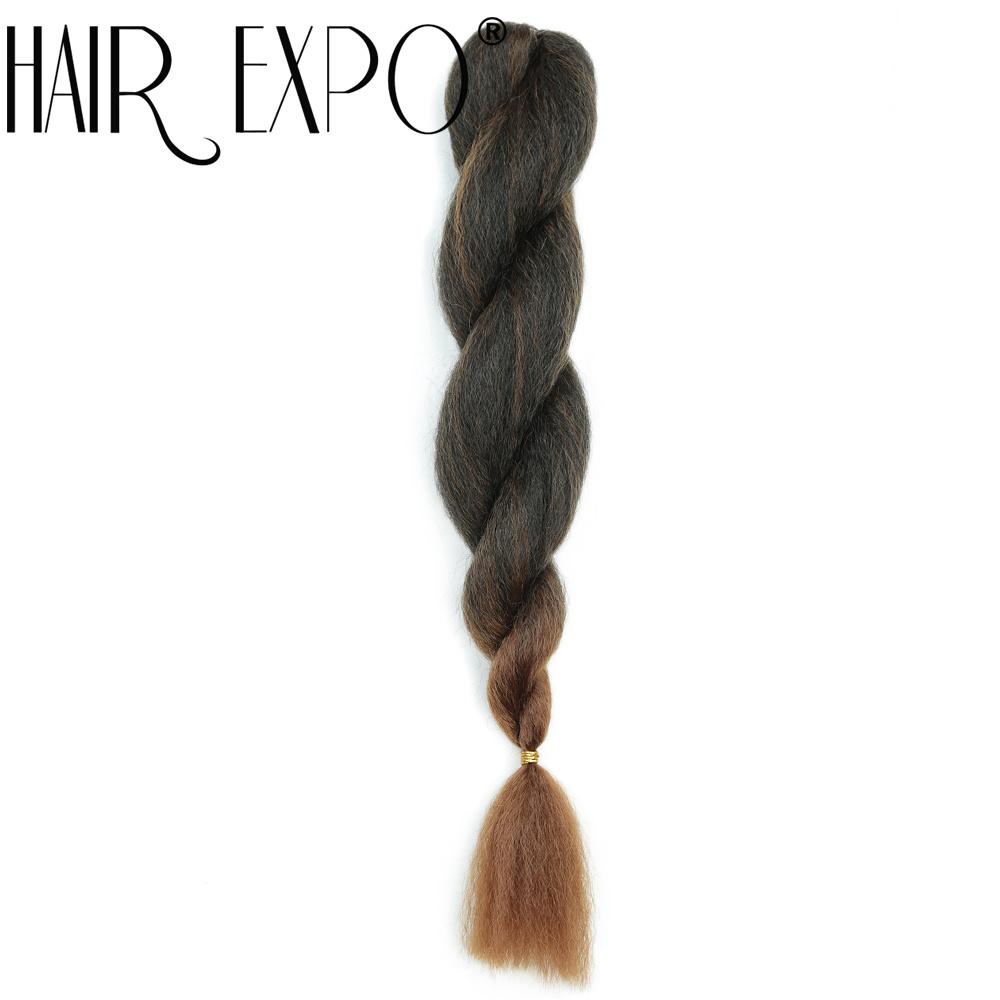Synthetic Vixen Crochet Hair 26Inch Kinky Straight Braiding Hair Extensions Fluffy Jumbo Braids Afro Kinky Curly Vixen Bulk Hair