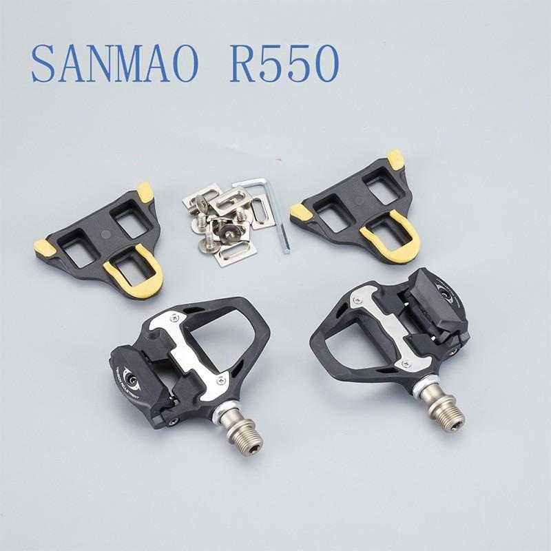 RACEWORK R21 Road Bike Pedals With Bearings Compatible SPD LOOK Cleats Alloy Material