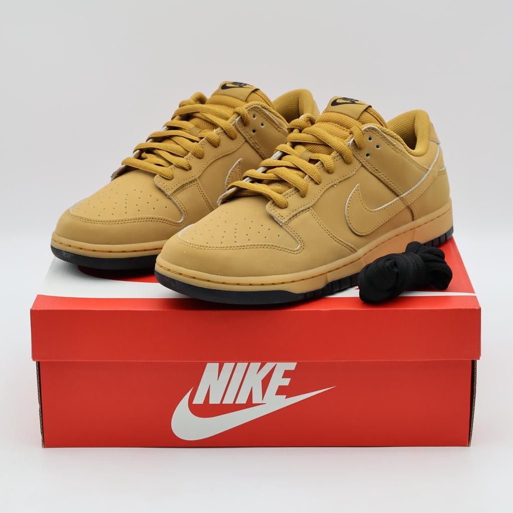 HQ1932-700 Nike Dunk Low Retro SE Пшеничный Желтый Каучук Черный (Мужской)