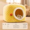 Autumn and Winter Warm Sleeping Kennel Dual-purpose Stool Cat Closed Dog Small Puppy Kitten Pet Nest