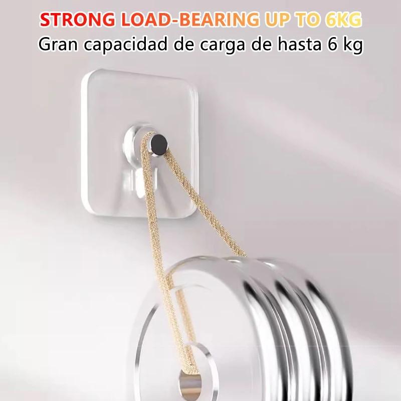 Прочный самоклеящийся настенный крючок без прокалывания, самоклеящиеся настенные вешалки без отверстий для рамки, постера, фоточасов