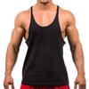 Mens Plain Cotton Training Tank Top - No Logo Gym Fitness Vest for Workout & Bodybuilding