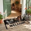 Water-absorbing Beagle Floor Mat 40*60cm Bedroom Door Rug Creativity Foot Mat  Home Decor