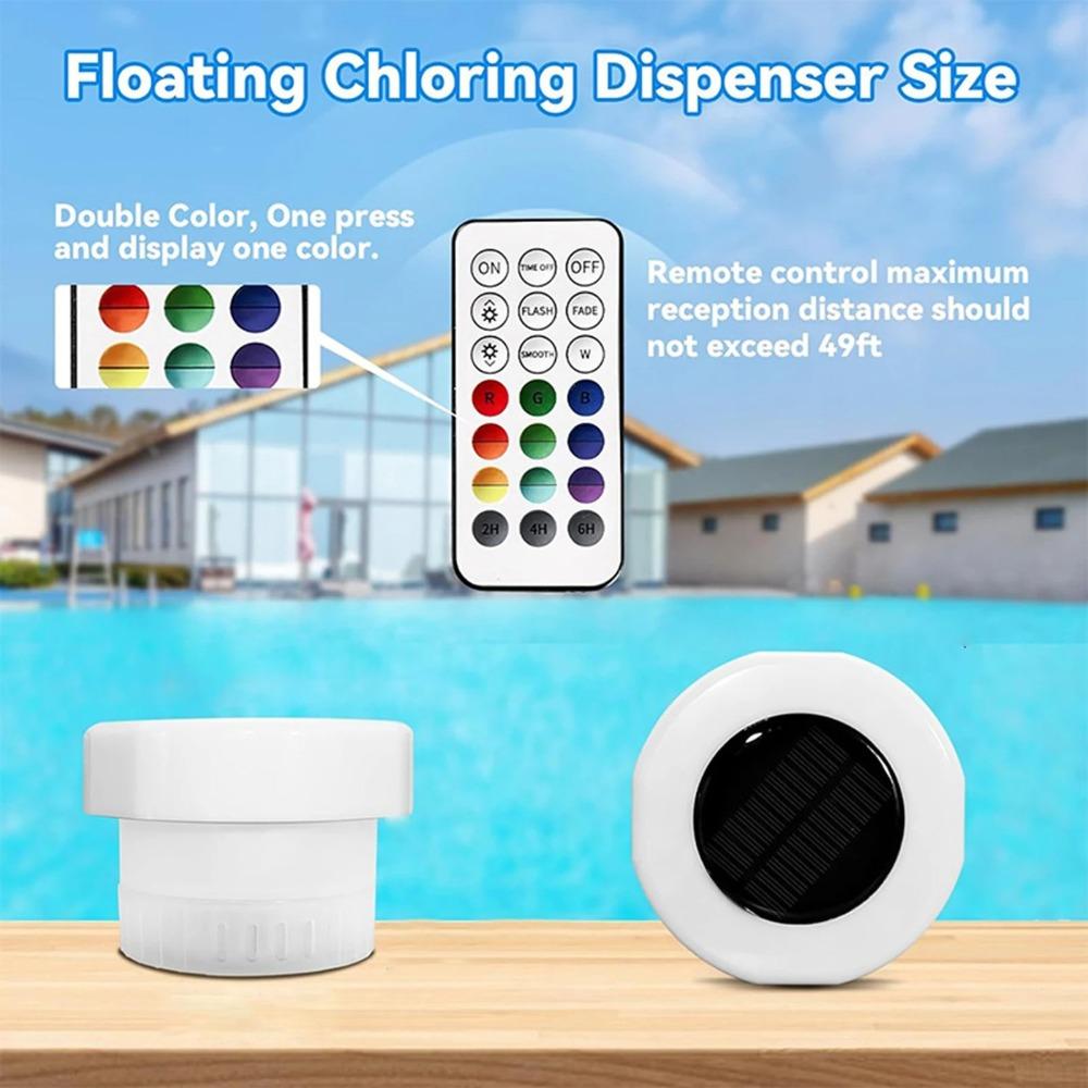 1/2 шт. Пульт дистанционного управления для бассейна с солнечным нагревателем, плавающий дозатор хлора для бассейна