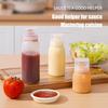 Squeeze Sauce Bottle Durable Leak Proof Refillable Plastic Condiment Container For Salad Ketchup Honey Jam Squeeze Sauce Bottle