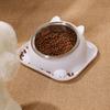Stainless Steel Cat Bowl Anti Tipping Anti-Spill Cat Feeder with Non-Slip Pad Multi-use Pet Feeding Basin Puppy Kitten