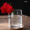 Transparent Glass Hydroponic Vase Modern Small Cylinder Flower Centerpiece Vases Use for Floral Wedding Home Decoration