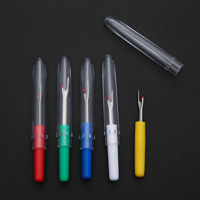 New 2PCS/Set Small Sewing Seam Ripper Kit Colorful Sewing Stitch Thread Unpicker Seam Ripper Thread Cutter Scissor for Sewing