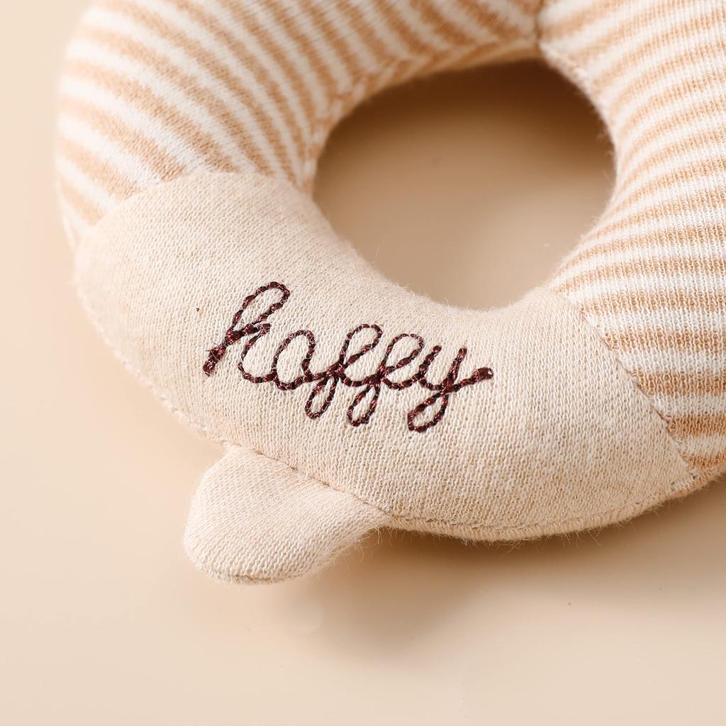 Кольцо Promise Babe Ring Stick Rattle Toy, погремушка, игрушка для младенцев, игрушка из ткани для младенцев, слон, органический хлопок, подарок для младенцев, развивающая игрушка, подарок для новорожденных детей