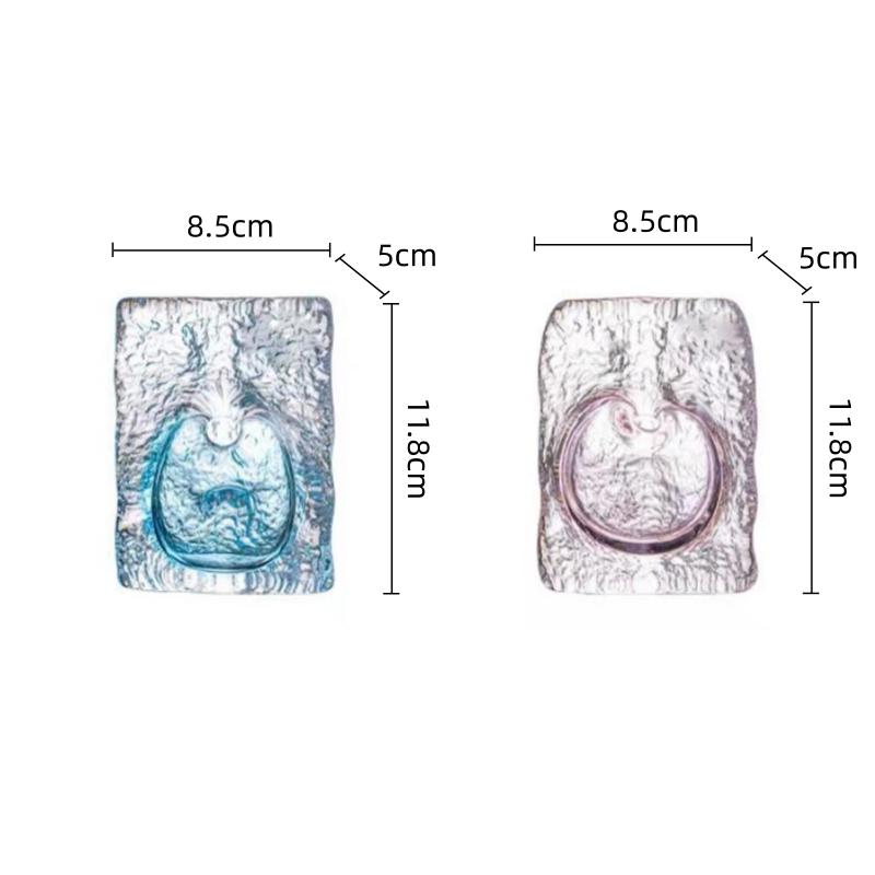 Хрустальная стеклянная ваза Прозрачные кубики льда Квадратная Хрустальная цветочная композиция Океан Гидропоника Террариум Вазы для цветов Горшки