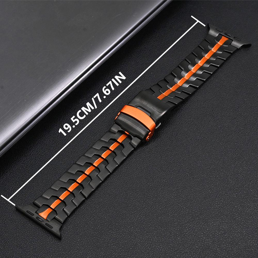 Титановый ремешок для Apple Watch Band 49 мм Ultra 3 2 Роскошный металлический браслет для Iwatch Серии 10 11 46 мм 9 8 7 6 5 SE3 44 мм 45 мм