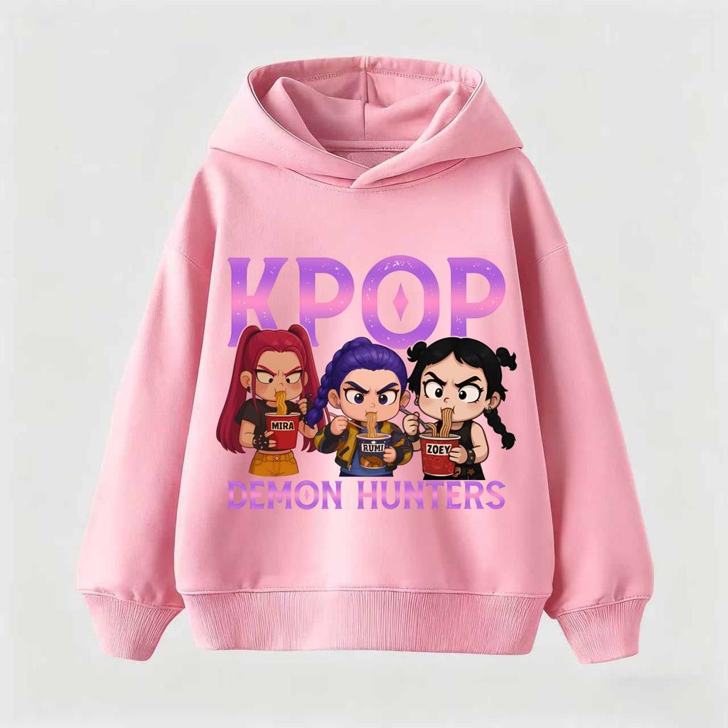 K-pop Охотники на демонов Saja Boys Толстовка для детей Осенняя модная толстовка Смешной подарок для фанатов Аниме Толстовка с капюшоном Пуловер для девочек и мальчиков