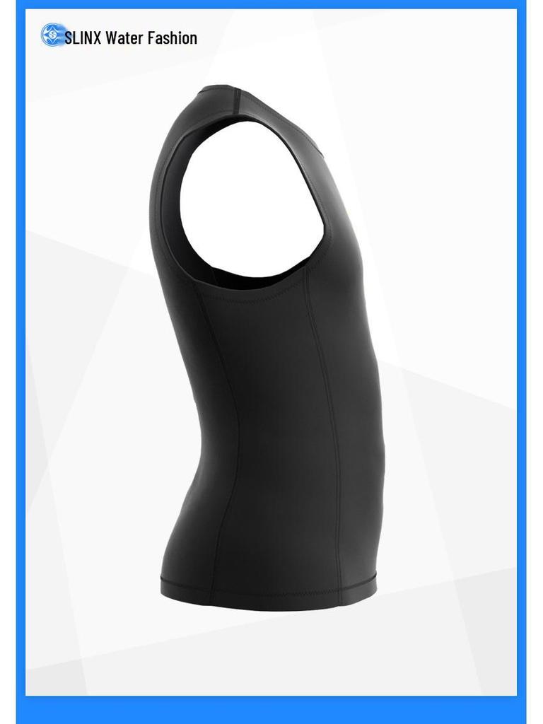 SLINX Мужской Суперэластичный CR Теплый Жилет без рукавов для дайвинга и серфинга