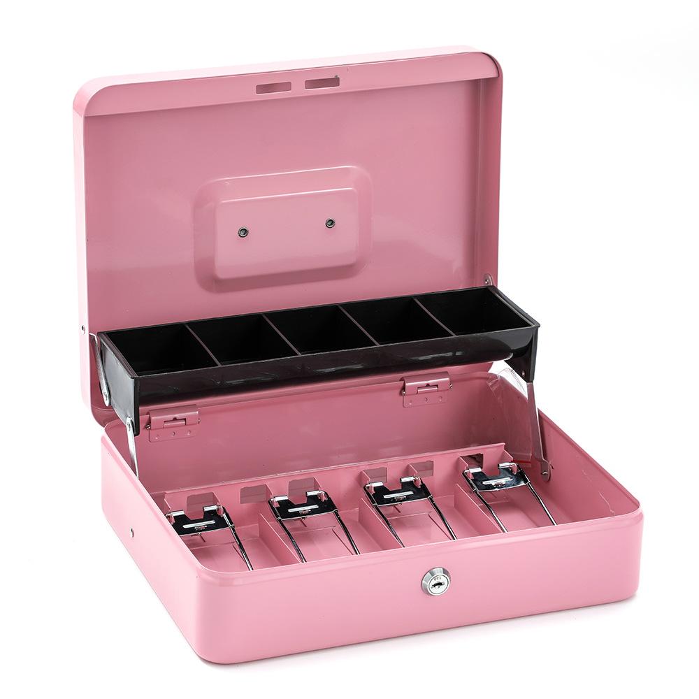 Key style metal cash register clip cash box, portable cash register box, convenience store storage box