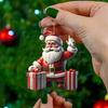 Christmas Santa Claus Snowmen Pendant Christmas Tree Hanging Oranment New Year 2025 Gift Xmas Tree Decoration for Home Decor