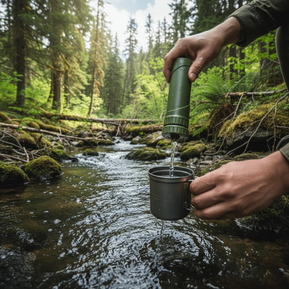 Purification Outdoor Mini Water Filter ABS Outdoor Water Purifier Straw Water Purifier Emergency