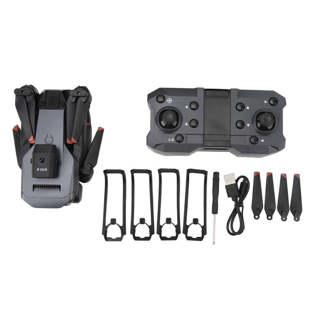 K6 Max Drone Triple Camera Obstacle Avoidance RC Drone HD Aerial Photography Folding Quadcopter